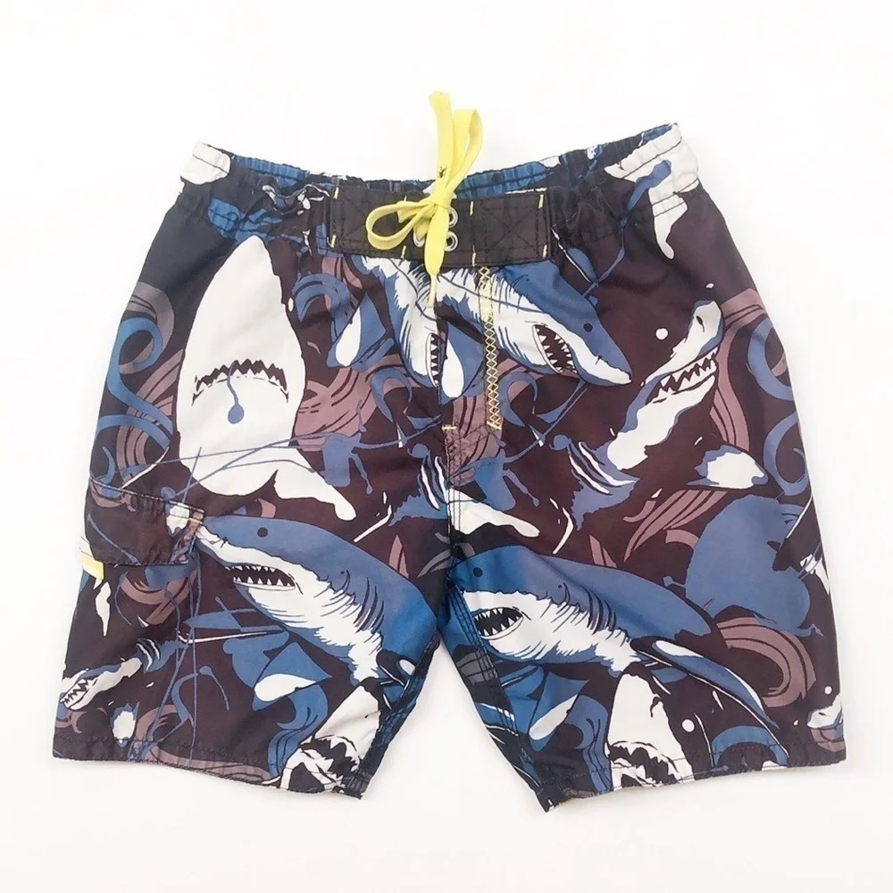 Mossimo Supply Co. shark print little boys swim trunks